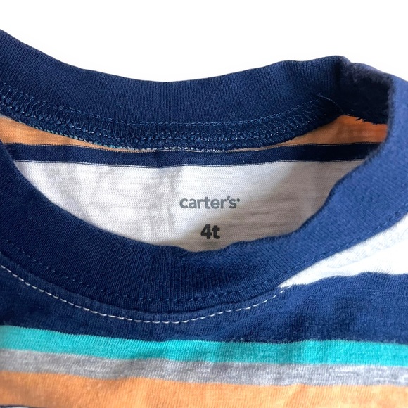 ✨4T BOYS STRIPED SHORT SLEEVE TEE✨ - Picture 2 of 4